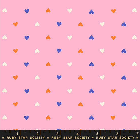 Best Day Ever Hearts in Posy RS0091 19 - Ruby Star Society Sold by the Half Yard